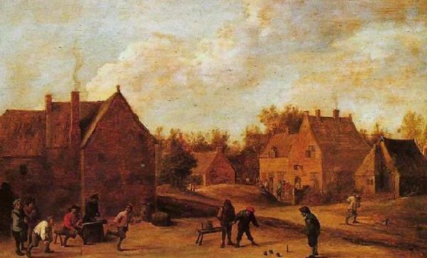 David Teniers the Younger Village scene oil painting picture